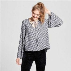 𝅺gingham top